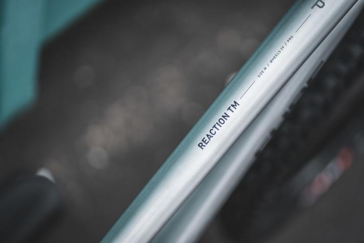 Der Aluminium-Rahmen des Cube Reaction TM ist eine Neuentwicklung für 2025.