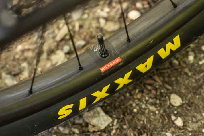 Natürlich sind auch die federleichten Bike Ahead Felgen “made in Germany”.