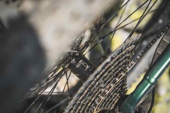 The Fade hubs of the Newmen wheelset hardly make a sound.