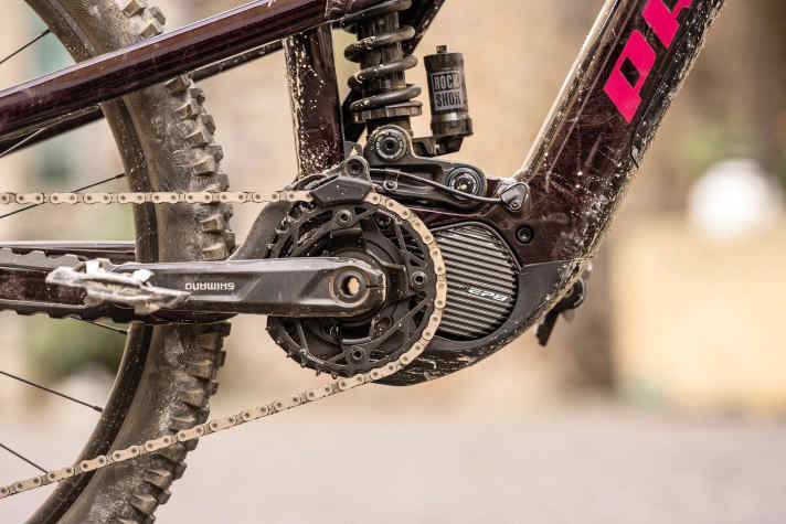 Shimano EP801 motor in the Ekano 2 AL.