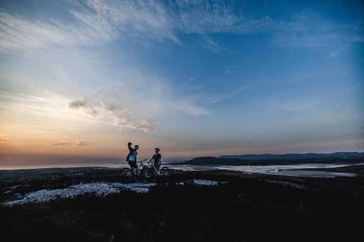 Trails with a view - in Coolaney, Ireland's newest trail centre, you have the Atlantic coast right in front of you.