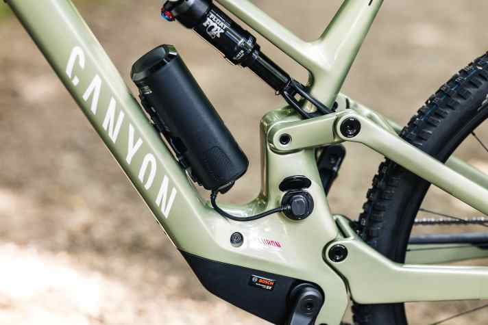 The bike is prepared for use with the Power More 250. The additional battery is available as an accessory.