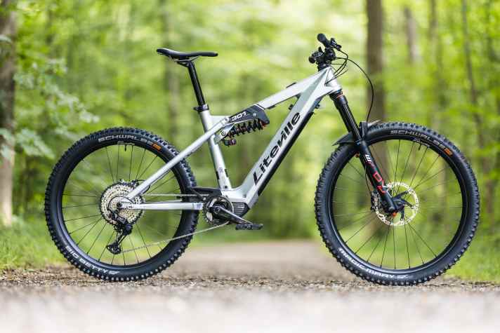 Liteville 301 CE MK2 20 Years: Shimano EP801 // 725 Wh // 170/160 mm // Mullet (29/27.5 inch) // 24.25 kg // 7999 Euro.