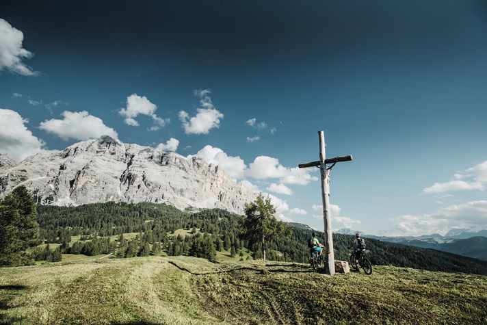 The Armentara meadows are definitely one of the most scenic spots in the Dolomites.