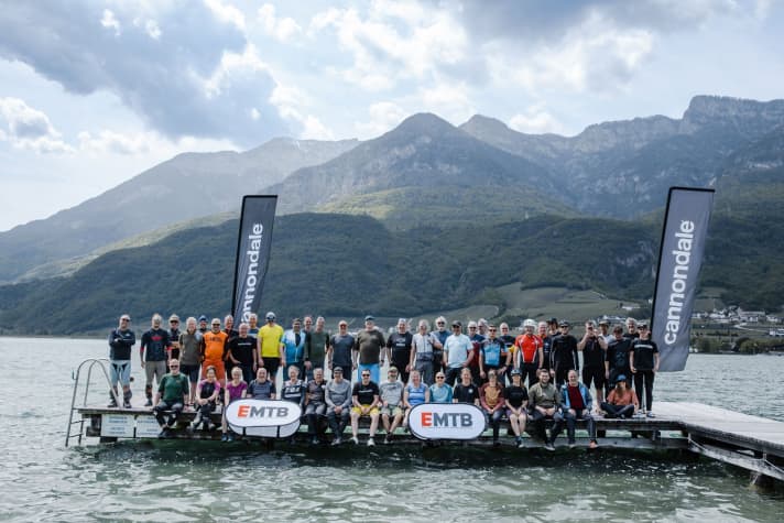 Das EMTB-Trailcamp am Kalterer See bot die ideale Plattform für unseren ABS Test.