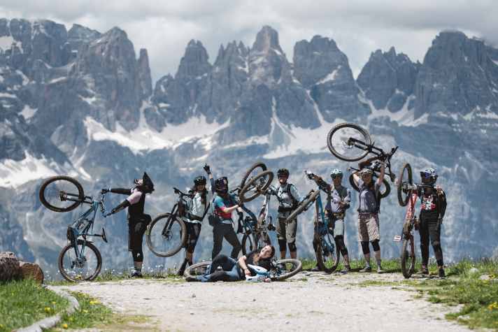 The trail builders also want to get a few first ascents ready for us for BIKE Women Camp 2025.