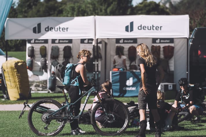 Rucksacktesten bei Deuter.