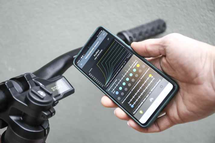 In der E-Tube-App können bis zu 15 einzelne Unterstützungsstufen freigeschalten und individuell konfiguriert werden.