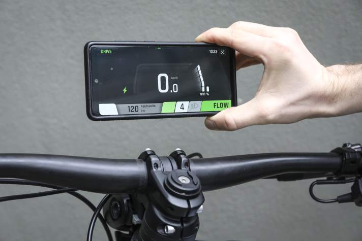 Optional kann die FIT App als Drive Screen, also Erweiterung des Displays, genutzt werden.