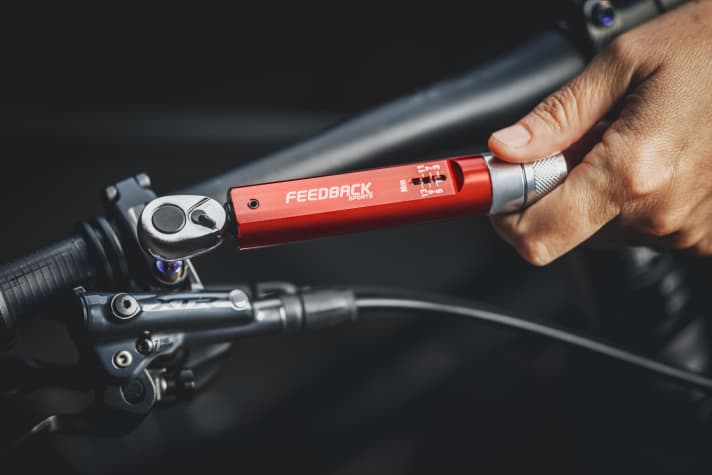 Mit dem Range Click Torque Wrench können die Schrauben am Bike einfach und präzise festgezurrt werden.