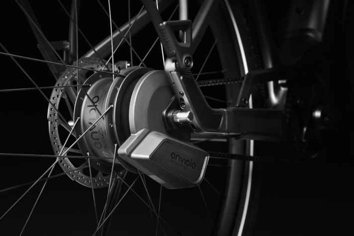 Enviolo AUTOMATiQ Pro Hinterradnabenschaltung mit 380 Prozent Übersetzungsbandbreite
