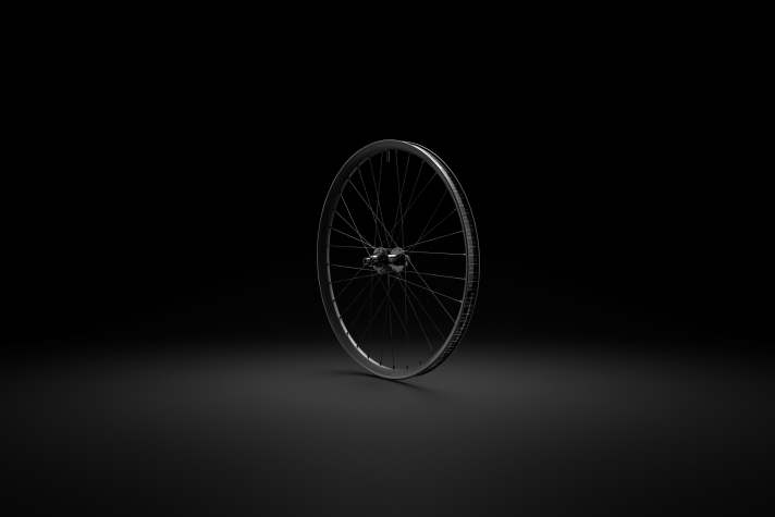 The Roval Traverse HD i9 come with reinforced carbon rims. The tip for enduro and e-mountain bikes.