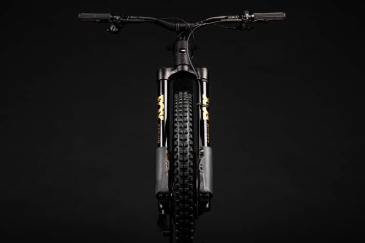The new Fox Podium in the Santa Cruz Bullit.