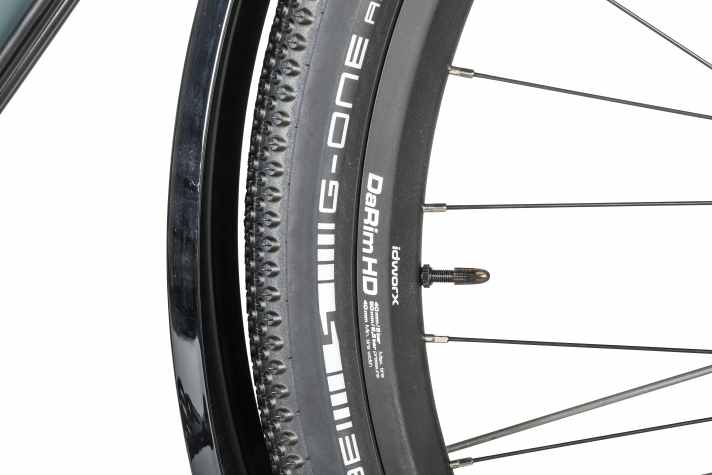 Made for heavy loads: the heavy-duty rims made of extremely resistant aluminium alloy