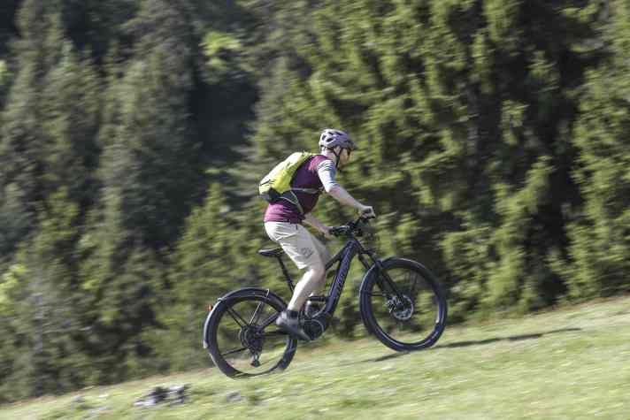 Even with nominally "only" 70 Newton metres, the Specialized Tero X doesn't run out of breath so quickly on the climbs.