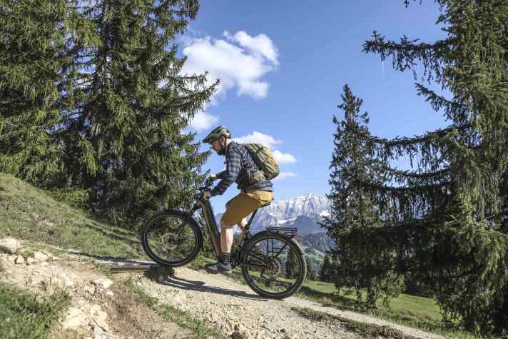 Real SUV tyres like the eRuban can also be expected to tackle the odd mountain tour.