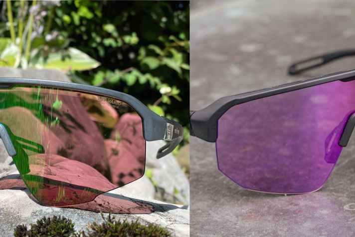 Une autre nouveauté est le bord inférieur des lunettes qui est légèrement plus bas (à gauche). Celui-ci peut se poser sur les joues de certains visages.