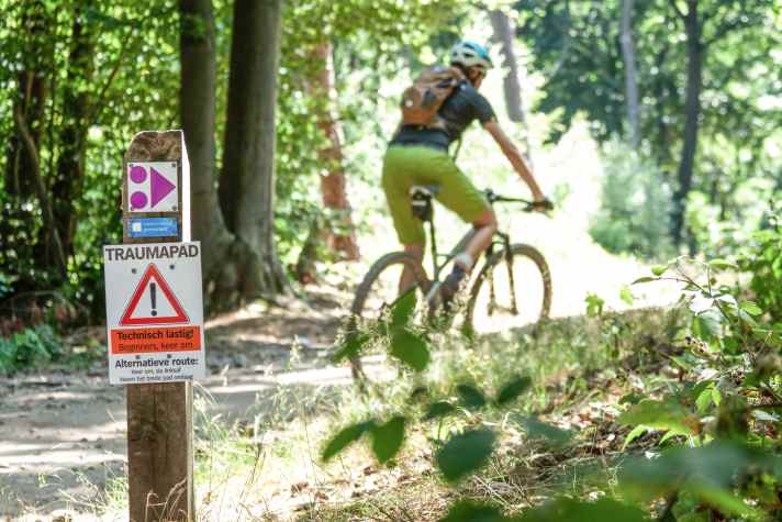 Nijmegen: In principle, the GPS device can stay at home. Signposts have been pointing the way to trail bliss here since 2013.