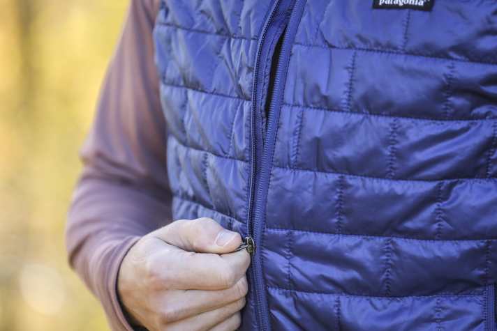 Optimierte Kammern sollen eine optimale Verteilung der Primaloft-Fasern ermöglichen, eine geänderte Fadenspannung die Abriebfestigkeit erhöhen.