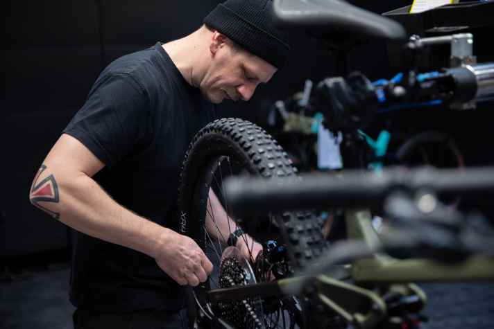 Patrick Friedel is the workshop manager at Lucky Bike in Wiesbaden and one of the stars of our joint bike repair tutorials.