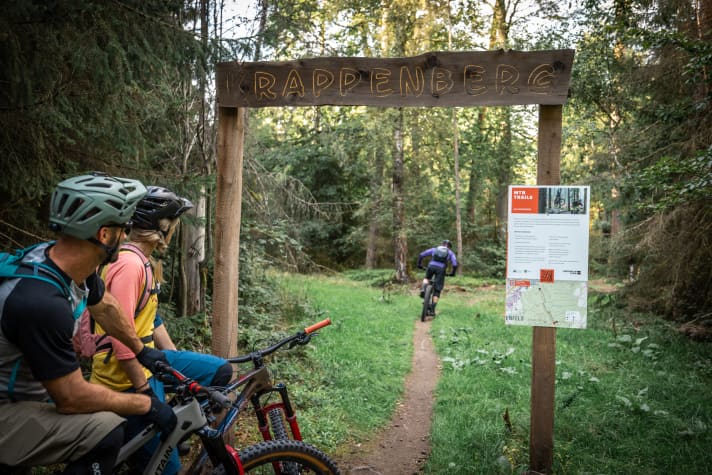 Der Krappenberg war lange Zeit ein Steinbruch. Heute zieren ihn drei spannende Trails.