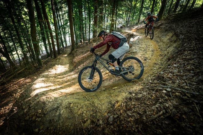 Der Holy Trail war im Herbst noch frisch und sein Untergrund daher weich.