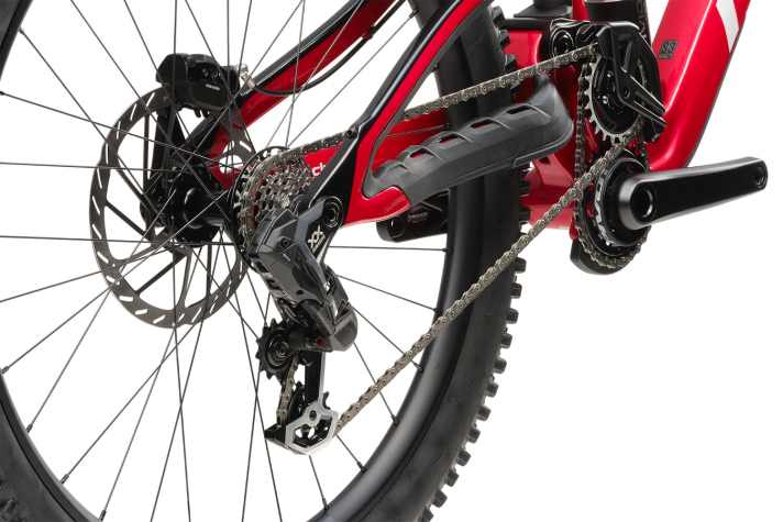 Queek, queek! Geschaltet wird elektrisch mit AXS-Funktechnologie.