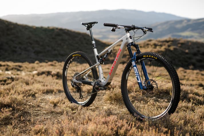 A lot has changed from the 90s to the current cross-country bikes. Always on board: the Rockshox SID.