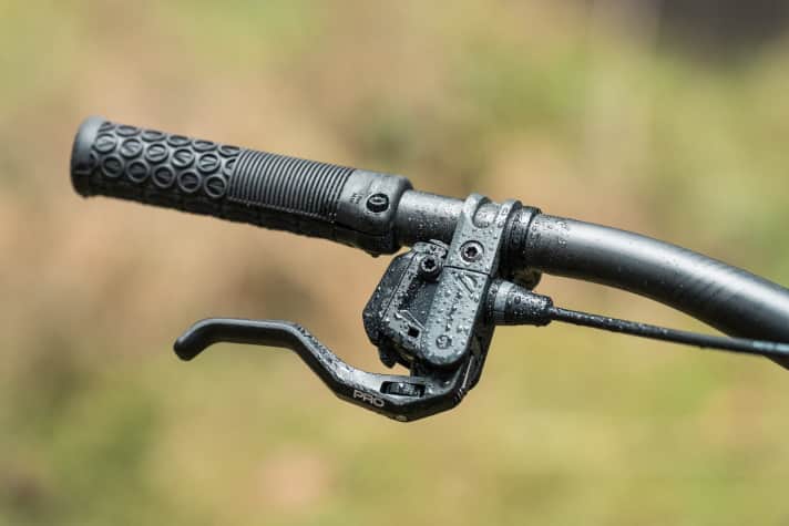 Die Ergonomie der Hebel ist super, doch für kurze Finger lässt sich der Stopper nicht ideal einstellen.