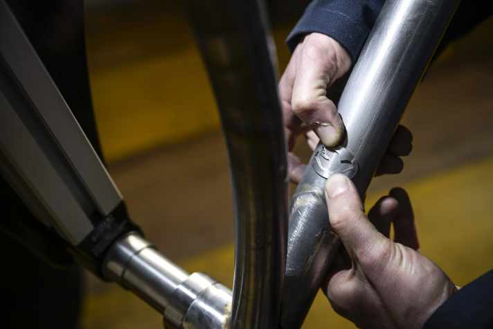 Leo from Leovelo works with steel tubes from Columbus in Italy.