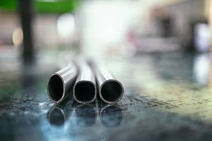 Different tube shapes depending on positioning and task on the frame.