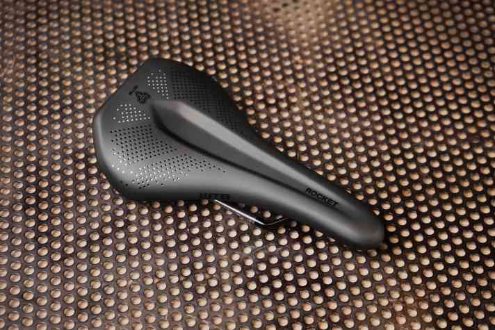 The Rocket is slightly raised at the rear, which should provide optimum grip on technical uphills
