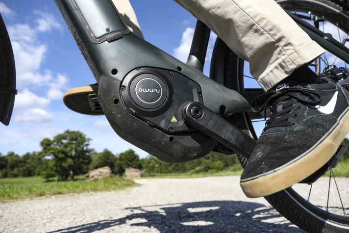 According to the manufacturer, the complete package of motor and gearbox weighs 4.6 kilograms.