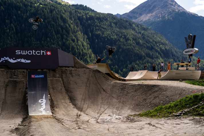Skating & biking: Athletes from different disciplines come together at the Swatch Nines.