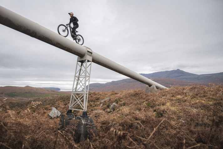 Which way is he travelling? Danny MacAsill on the wrong track.