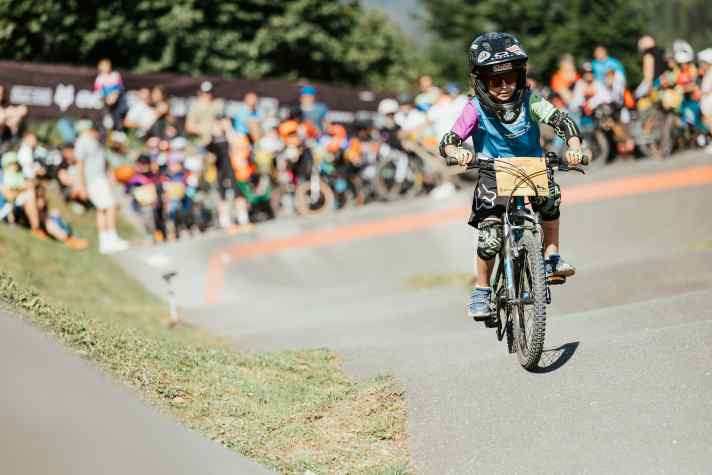 Für Kids ist einiges geboten. Zum Beispiel die Pumptrack Challenge.