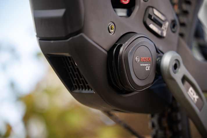 The centrepiece of the Scott Patron 2025 is the new Bosch Performance CX motor. This is protected by an extra-sturdy cover.