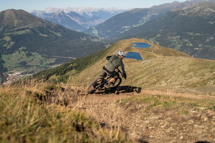 Wenn das Wetter passt, gehts noch bis zum 22. Oktober weiter im Bikepark Serfaus-Fiss-Ladis