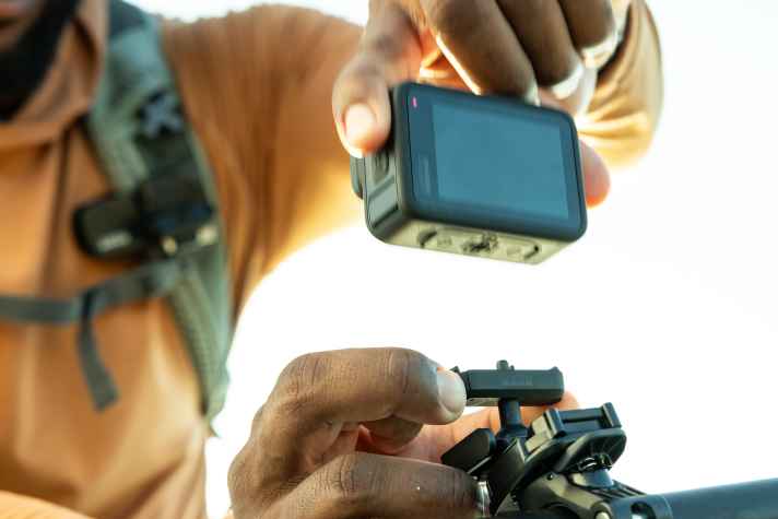 The Hero13 Black offers numerous mounting options - the Actiocam also fits on a Static