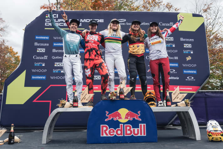 Sichere Podiumskandidatin: Nina Hoffmann, hier zweite von links.