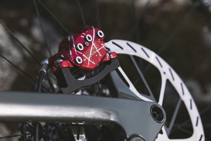 Die Sram Maven ist die kräftigste hydraulische Scheibenbremse, die Sram jemals gebaut hat.