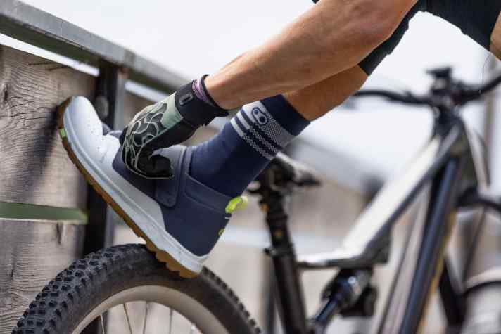 Shoe in use.
