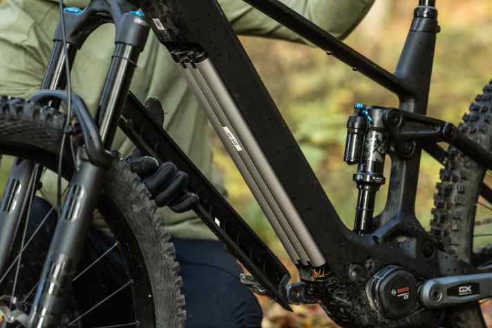 Der Akku beim E-Inception ist klassisch entnehmbar.