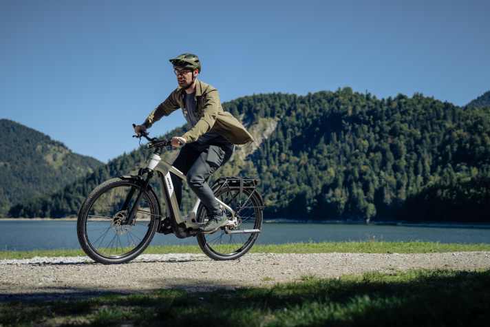 Souveräne Fahreigenschaften, hoher Komfort und vollgestopft mit spannender Technik. Das neue Giant Explore E+ im BIKE-Praxis-Check.