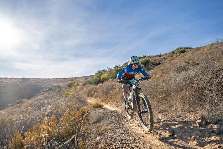 Mit ihren Bikekursen ist Katja Steenkamp fast täglich auf den Traumtrails der Kapregion unterwegs. | Markus Weinberg