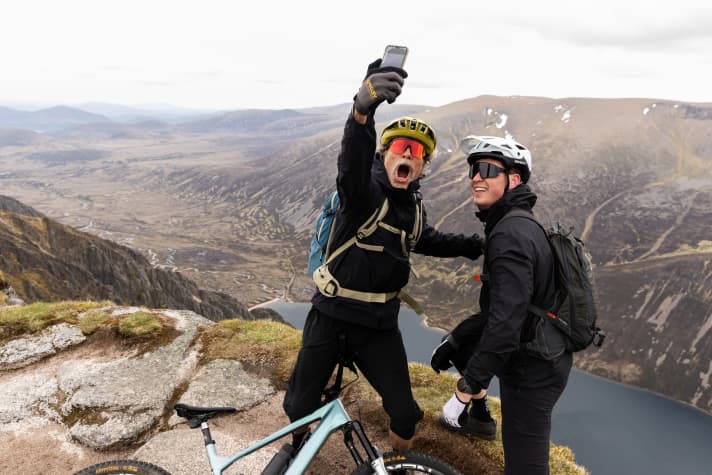Das war krasser als es aussieht: Die Sturmböen am Sgor Gaoith bliesen unberechenbar.