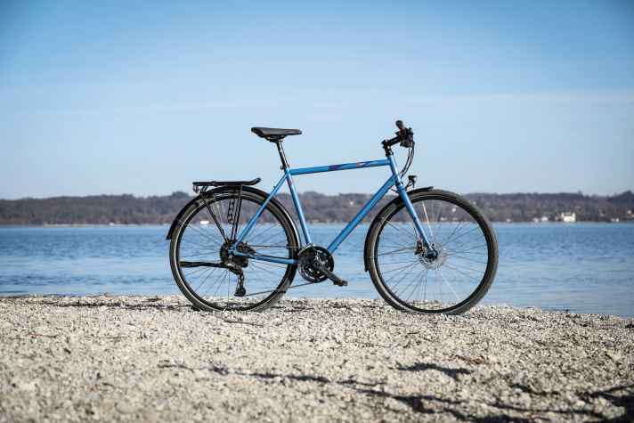 Mit klassischem Stahlrahmen und sportivem Fahrverhalten kann das VSF T-500 noch immer überzeugen.