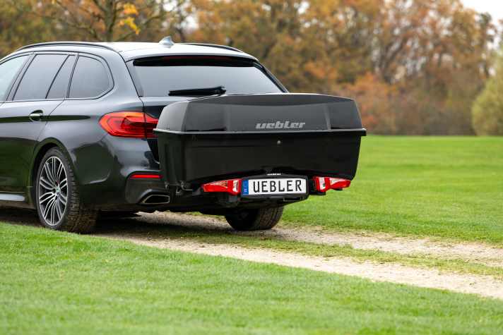 Neu am Start: die 300-Liter-Transportbox von Uebler.