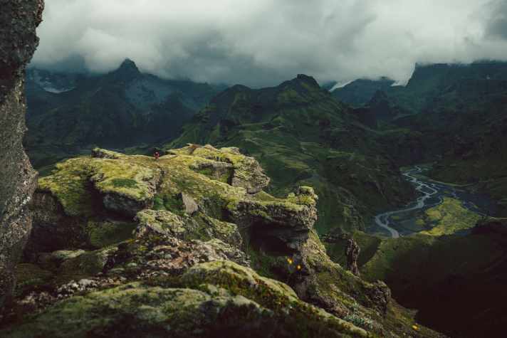 "The area is so unreal," says Korbi about his trip to Iceland.