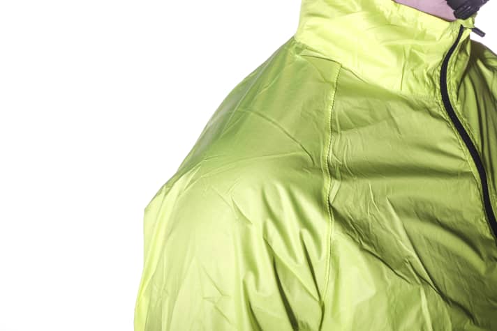 Raglan cut for better mobility